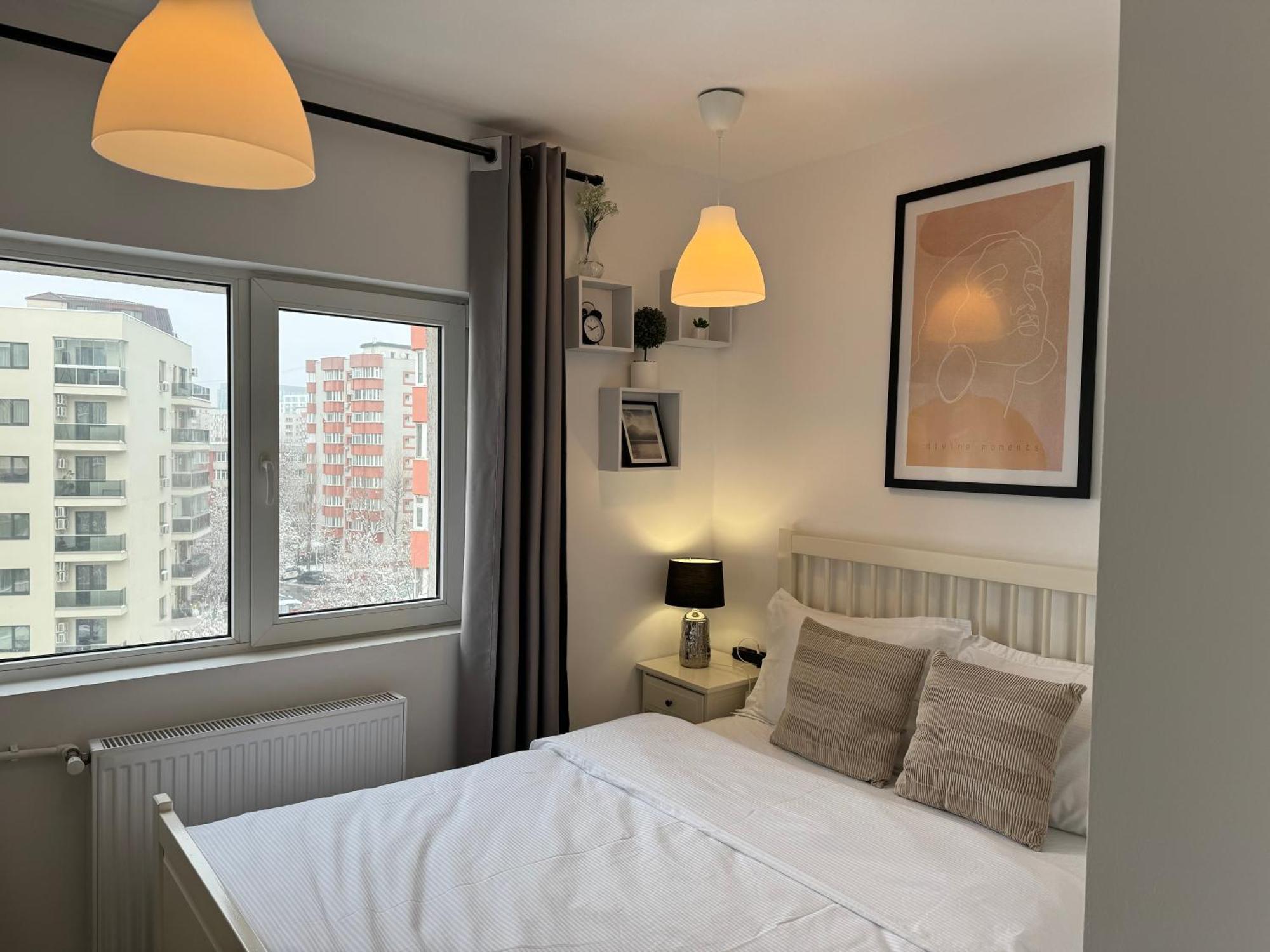 Evan Cozy Flat With Balcony & Parking, 13 September Bucareste Exterior foto